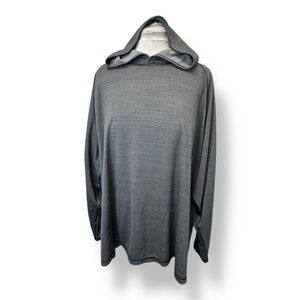 Roundtree & Yorke Mens Big & Tall Performance Easy Care Hoodie Golf Gray 4XB